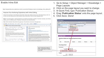 Salesforce Knowledge Large Editor Options