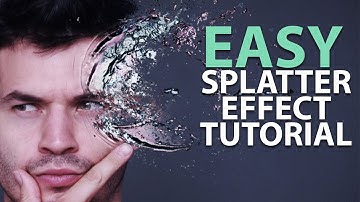 Easy Splatter/Dispersion Effect in Photoshop