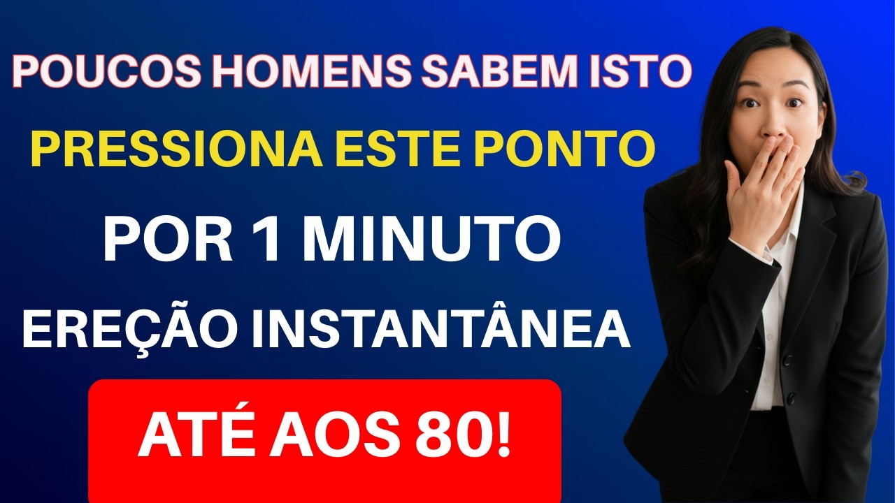 Urologista: Massaje ESTE local durante 1 minuto para restaurar a potência | Saúde Masculina