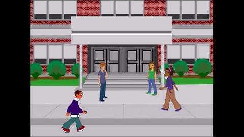 Contoh percakapan sederhana dari aplikasi Scratch