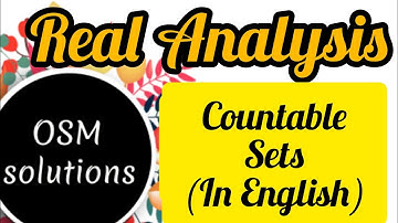Real Analysis-Lec15-Countable Sets(in English)