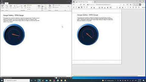 Gauge - Web SSRS Report Studio