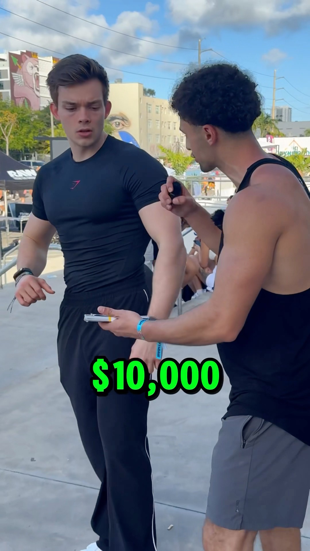 Can @Browney do more pull-ups for $10,000??⁉️