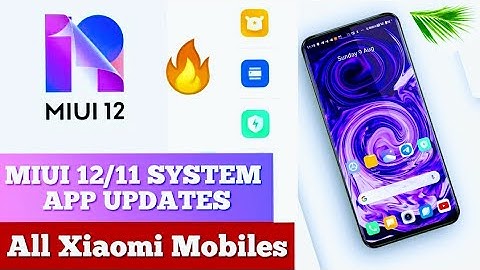 MIUI System app updates|Get Miui 12 apps in miui 11|App vault & Mi Security update August 9, 2020