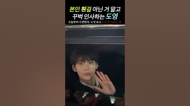 [  NCT 도영 ] 본인 휀걸 아닌 거 알고 꾸벅 인사함