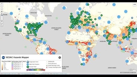 Earthdata Webinar:   Rapid Assessment of Hazard Impacts-NASA SEDAC Hazard Mapper