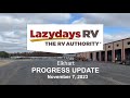 Ancon construction lazydays rv progress 1172023