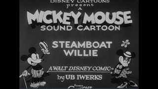 Steamboat Willie Staring Mickey Mouse In Public Domain