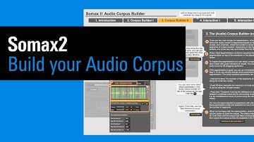 IRCAM Tutorials / Somax2: Build your Audio Corpus