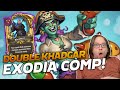 DOUBLE Golden Khadgar Scallywag Exodia! | Hearthstone Battlegrounds | Savjz