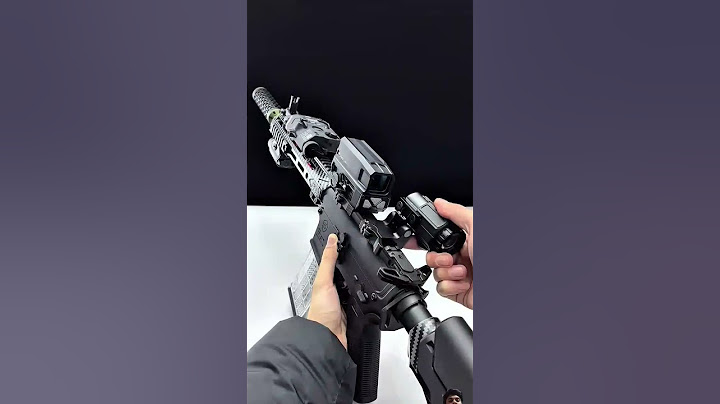 Carbon Fiber F4+Smoke Silencer.What age do you think would need this?#gelblasters#airsoft