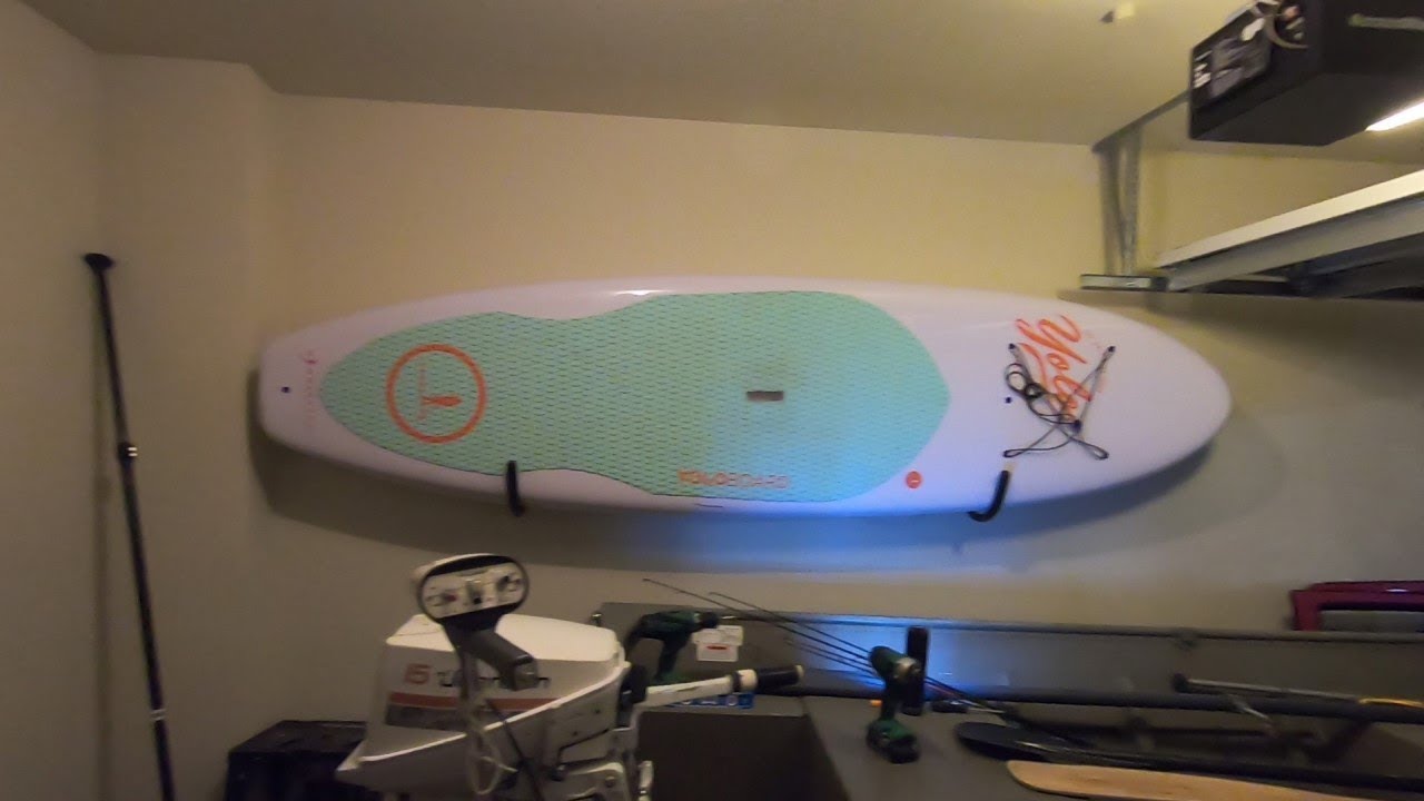 Paddle Board Storage Wall Hanging YouTube Paddle Board Storage Wall Hanging YouTube