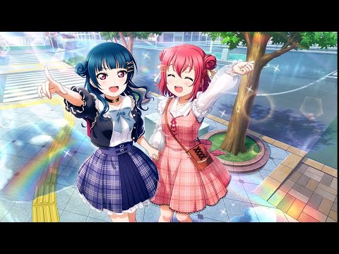 ペアUR［雨上がり編］津島善子。黒澤ルビィ。堕天使ヨハネの奇跡
