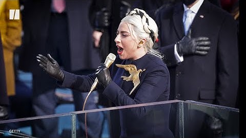Lady Gaga Performs National Anthem At Biden Inauguration