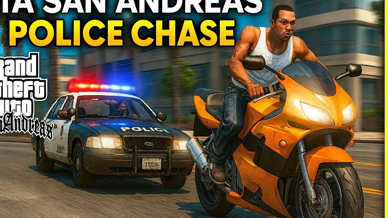 Epic GTA San Andreas Police Chase | Wanted Level Madness - YouTube