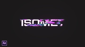 Make EPIC Glitch Effect in Just 3 Steps ( ONLY ON TEXT ) | Text Glitch | After Effects.