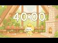 40 Minute Timer 🍃 Cozy lofi timer for Classroom Studying