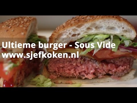 Sjef De Ultieme Burger Sous Vide Youtube