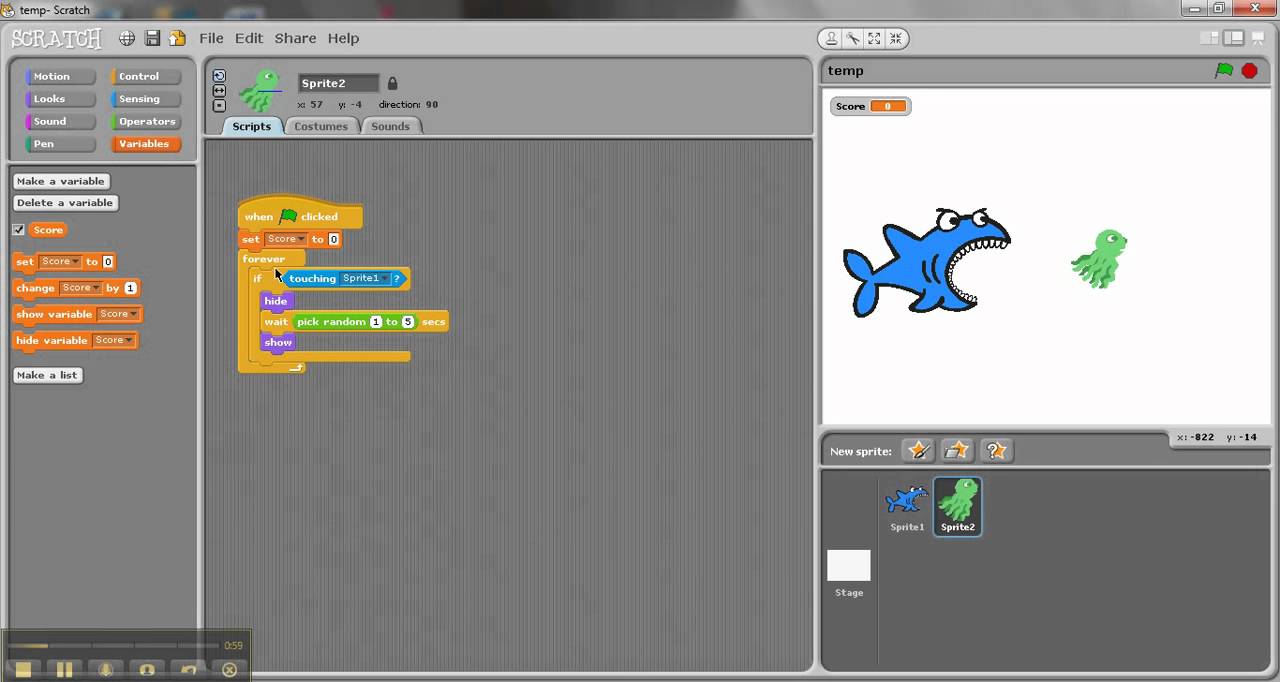 Learning Scratch Task 4 - YouTube