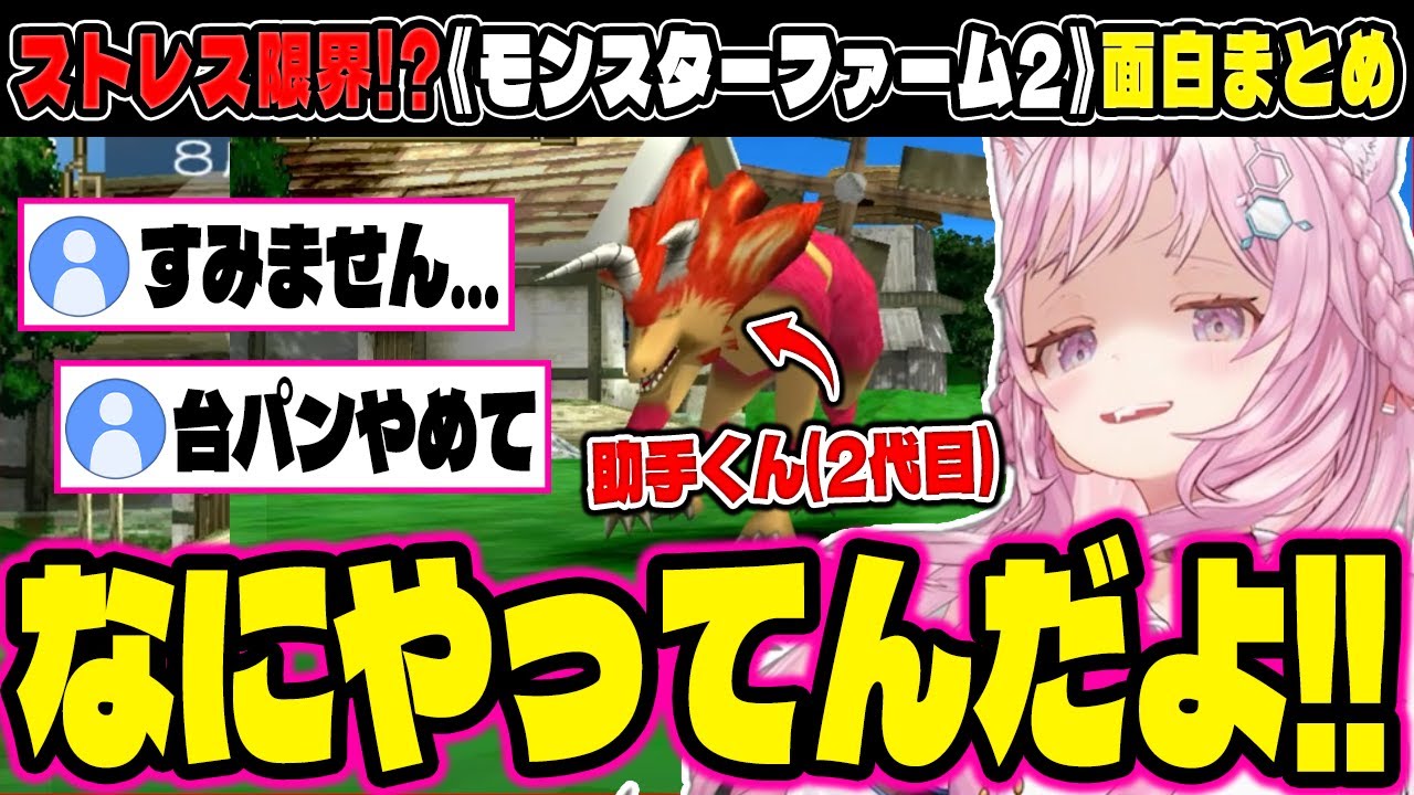 【面白まとめ】せっかくの育成ピークで失敗しすぎる助手くんにガチギレするこよりｗｗｗ【ホロライブ/切り抜き/博衣こより/モンスターファーム2】（※ネタバレあり）