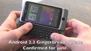 HTC desire Z Unboxing and Hands On