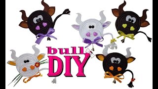 Символ 2021 своими руками | БЫК БЫЧОК Магнит на холодильник| DIY A BULL 2021