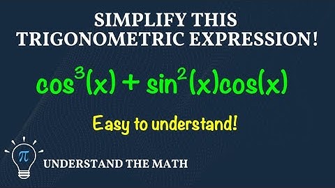 How to Simplify Trigonometric Expressions: Example 3