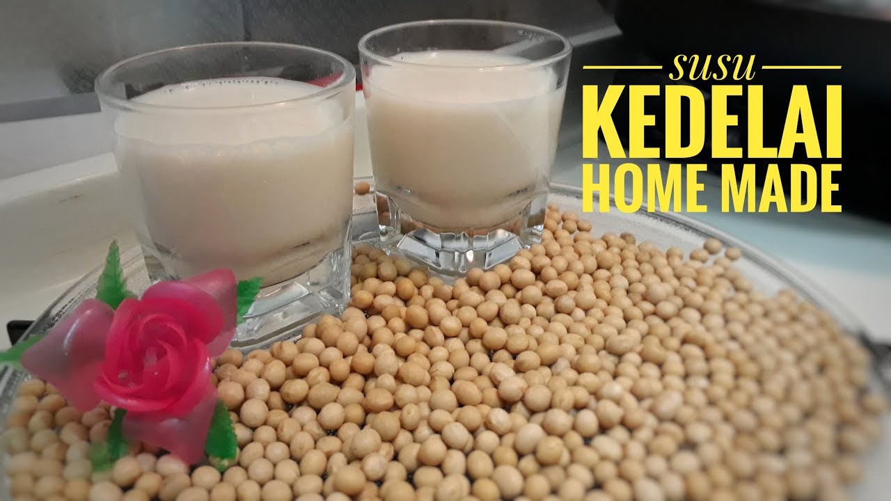 Cara membuat susu kedelai|How to make soy milk - YouTube