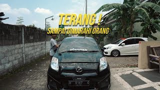 cara custom headlamp mobil toyota yaris bakpao