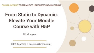 From Static to Dynamic: Elevate Your Moodle Course with H5P