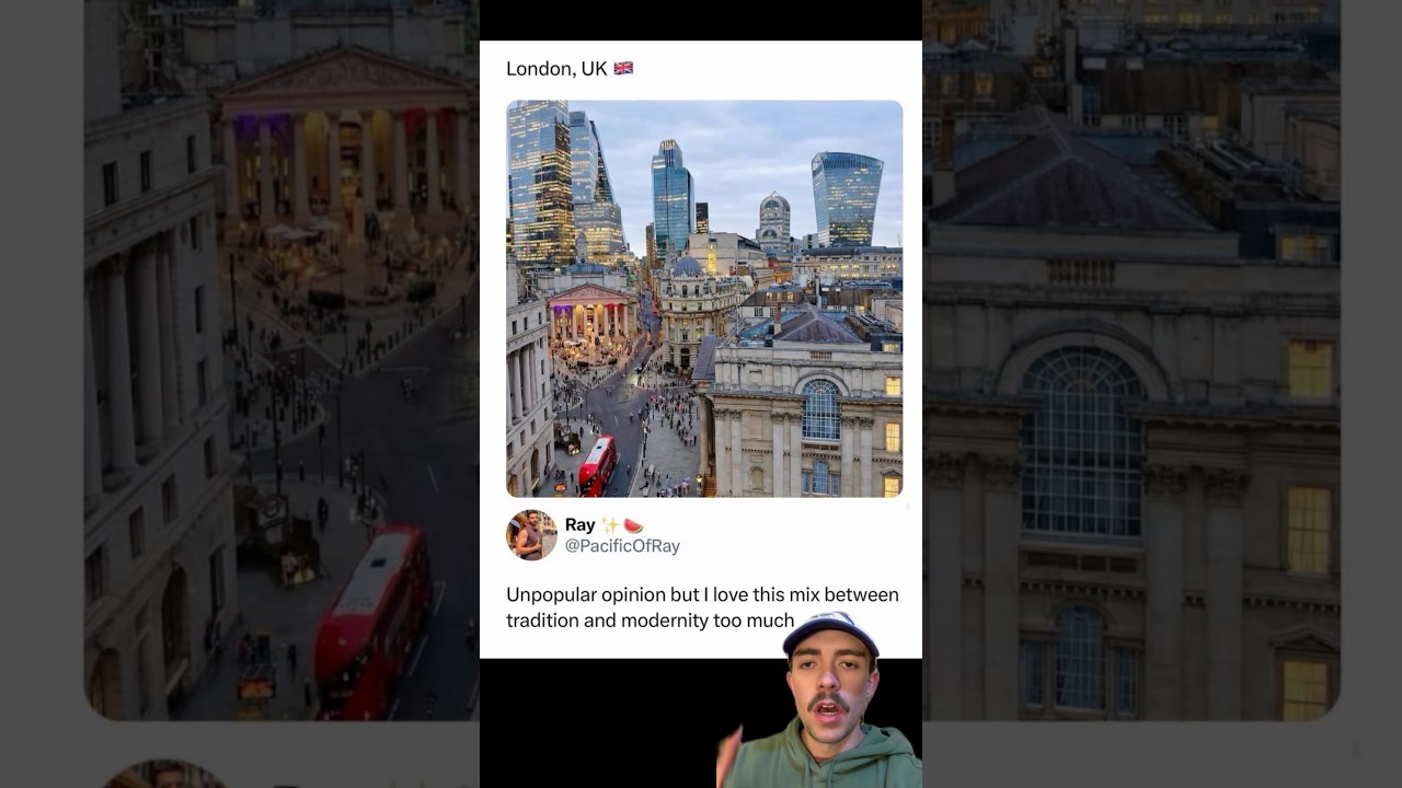 The blend of traditional and modern architecture 