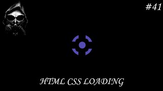 HTML CSS LOADING ANIMATION|@pinkweb0 html css tutorial