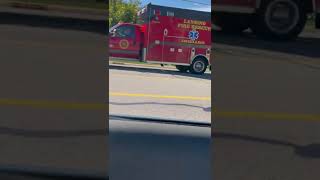 Lansing Fire Dept. Responding