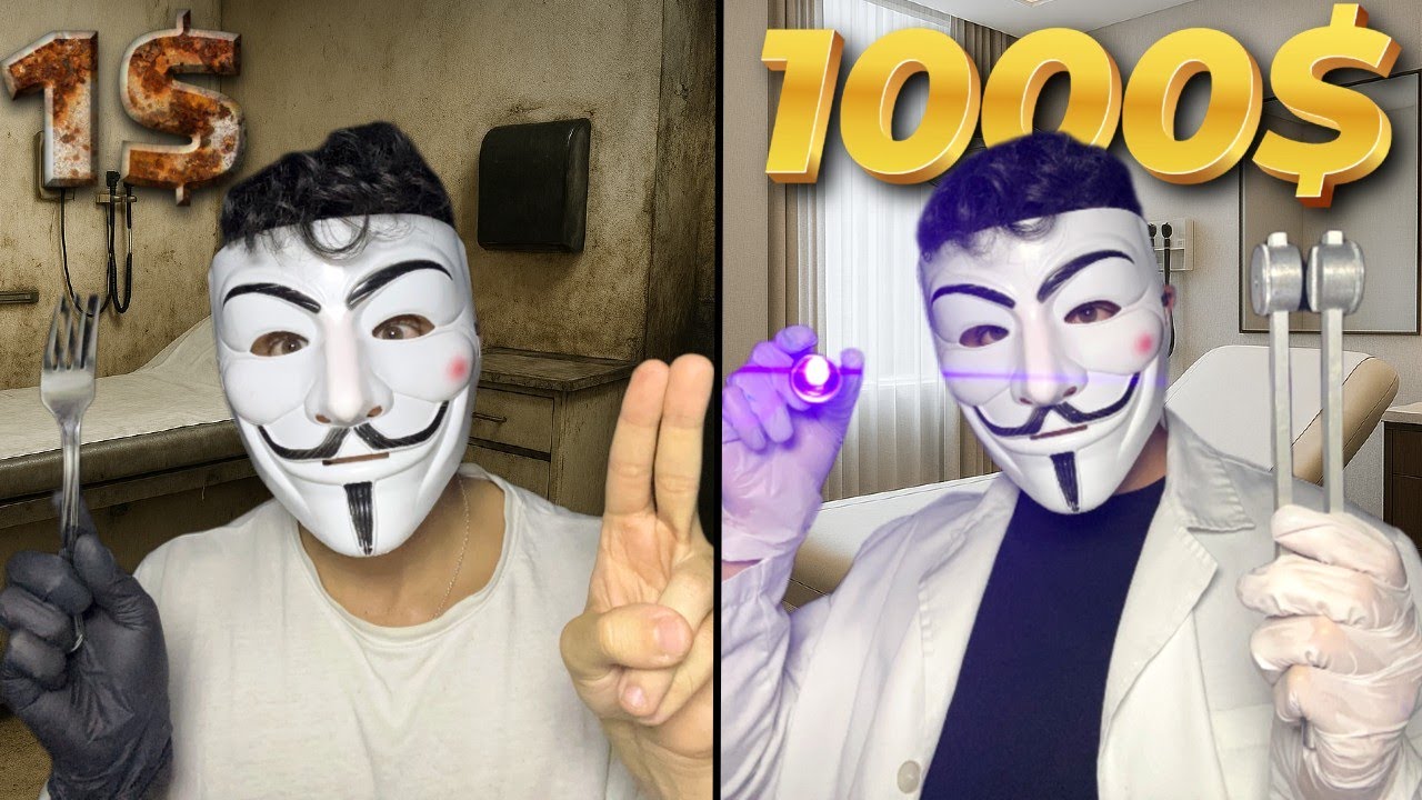 ASMR de 1$ VS 1000$ - Test de Nervios Craneales🧠