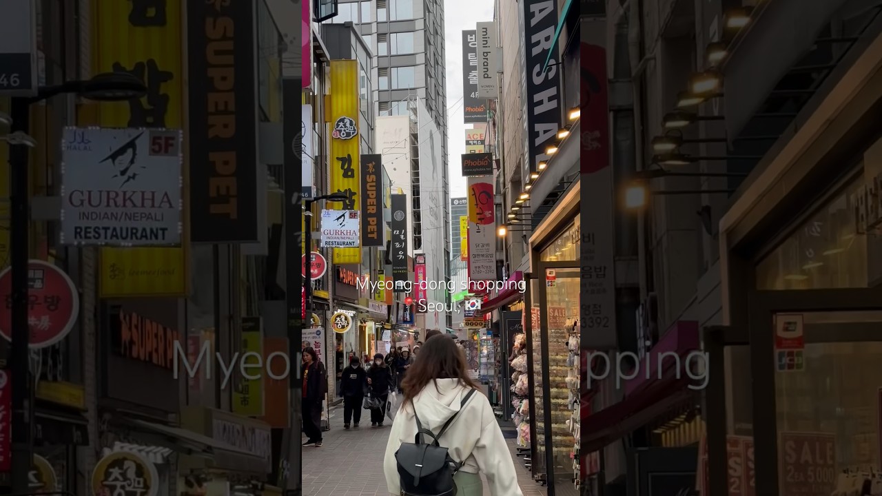 💸💸💸Myeongdong shopping 