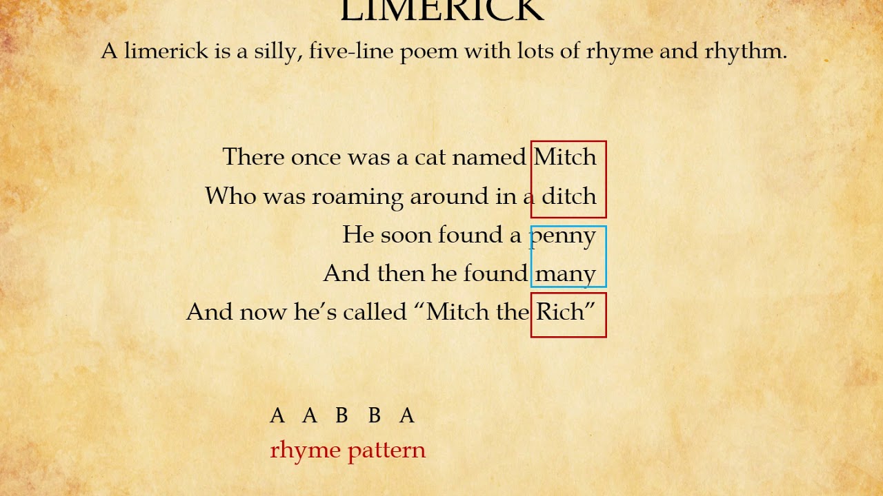 Poetry Limerick YouTube