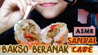 2 Request Asmr Bakso Beranak Sambal Mercon cabe Pedas  Muthia Raputry