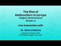 NCERT  The Rise of Nationalism in Europe   Subject: Social Science   (Grade: X)   Live