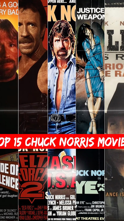 Top 15 Chuck Norris Movies 🍿 #chucknorris #top15 #movielist