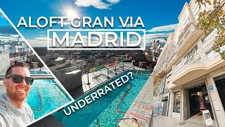 Is this the BEST Hotel in Madrid!? The Aloft Gran Via Madrid Hotel Review screenshot 2