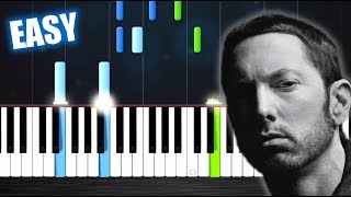 Eminem - River ft. Ed Sheeran - EASY Piano Tutorial by PlutaX chords