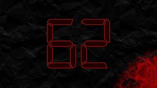 Countdown from 62 to 0 in RED