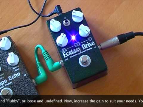 Wampler Pedals: Ecstasy Drive (with Faux Tape Echo) - YouTube