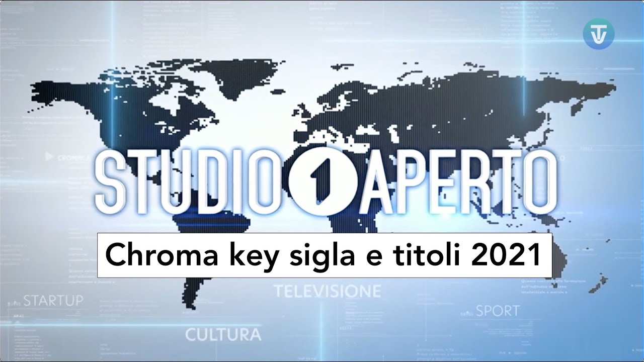 Studio Aperto - Chroma Key sigla e titoli 2021