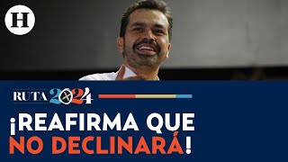 “El único que puede derrotar a Morena soy yo”: Álvarez Máynez responde a propuesta de declinación