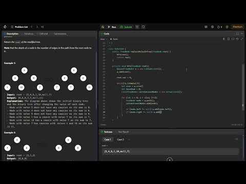 LeetCode 2641. Cousins in Binary Tree II JAVA SOLUTION