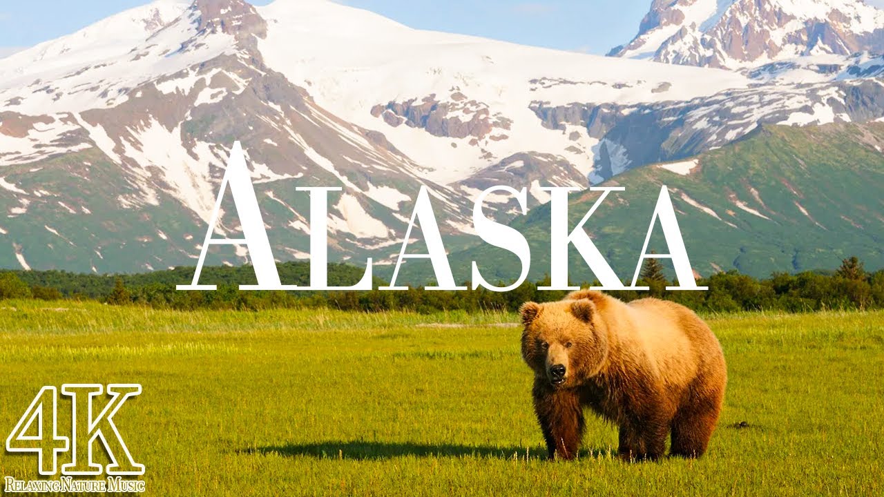 Alaska 4K Ultra HD • Stunning Footage Alaska, Scenic Relaxation Film with Calming Music | 4k Videos