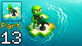 War of Rafts: Crazy Sea Battle - Gameplay Walkthrough Part 13 - Casual Games To Play (iOS, Android) screenshot 5