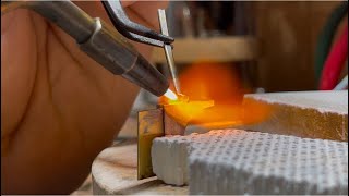18k GOLD Bracelet is Made | Gold Bracelet Making Process - #makingjewellery