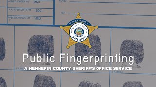 Public Fingerprinting an HCSO Service